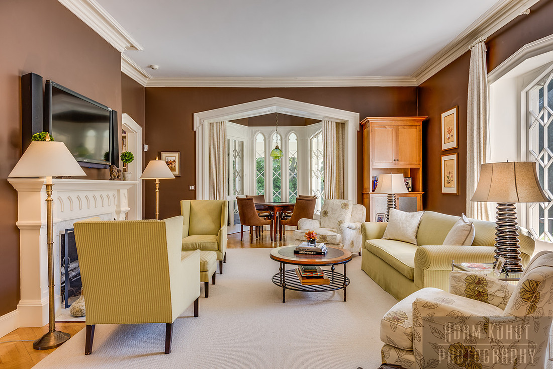 Rhode Island real estate photography living room